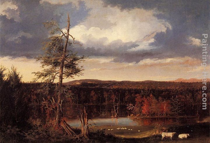 Thomas Cole Landscape, the Seat of Mr. Featherstonhaugh in the Distance